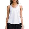 imageLASLULU Womens Cotton Racerback Workout Tank Tops Loose Fit Scoop Neck Sleeveless Athletic Gym ShirtsWhite