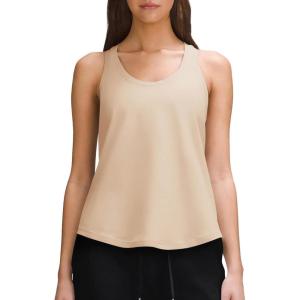 imageLASLULU Womens Cotton Racerback Workout Tank Tops Loose Fit Scoop Neck Sleeveless Athletic Gym ShirtsApricot
