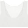 imageLASLULU Mesh Long Sleeve Crop Tops for Women Double Lined Workout Athletic Gym Shirts Cropped Tops with Built in BraWhite