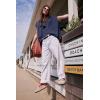 imageLASLULU Womens Polo Shirts Short Sleeve Oversized T Shirts Summer Casual Work Workout Gym Hiking TopsDark Denim