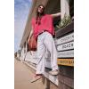 imageLASLULU Womens Polo Shirts Short Sleeve Oversized T Shirts Summer Casual Work Workout Gym Hiking TopsFiery Red