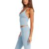 imageLASLULU Womens Sleeveless Halter Neck Workout Tops Adjustable Tie Camisole Backless Casual Basic Cami Gym Yoga Tank TopsBlue