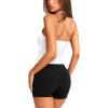 imageLASLULU Womens Sexy Halter Sports Bra Backless Padded Workout Tops Wirefree Sleeveless Gym Yoga Tank Tops Y2k Casual CropWhite