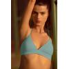 imageLASLULU Womens Double Lined Criss Cross Sports Bra Sexy Adjustable Spaghetti Straps Wireless Workout Bralettes No PaddingMint Green