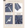 imageLASLULU Womens Half Zip Pullover Sweatshirt Sherpa Fleece Jacket Oversized Sweatshirts Warm Fuzzy Sweaters PocketsBlue