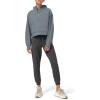 imageLASLULU Womens Fleece Hoodies Pullover 12 Zip Up Sweatshirts Long Sleeve Sweater Workout Jacket Fall Outfits 2024 Thumb HoleBlue Grey