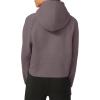 imageLASLULU Womens Fleece Hoodies Pullover 12 Zip Up Sweatshirts Long Sleeve Sweater Workout Jacket Fall Outfits 2024 Thumb HoleGrape Purple