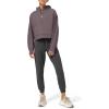 imageLASLULU Womens Fleece Hoodies Pullover 12 Zip Up Sweatshirts Long Sleeve Sweater Workout Jacket Fall Outfits 2024 Thumb HoleGrape Purple