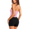 imageLASLULU Womens Sexy Halter Sports Bra Workout Tops Wirefree Sleeveless Gym Yoga Tank Tops Y2k Casual CropPowder Pink