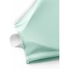 imageLASLULU Womens Adjustable Spaghetti Straps Sports Bra Sweetheart Neck Wireless Padded Workout Yoga Crop TopsMint Green