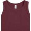 imageLASLULU Womens Crop Tops Sleeveless Workout Tops Halter Neck Flowy Athletic Shirts Cropped Tank Muscle TankBurgundy