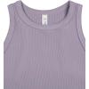 imageLASLULU Womens Crop Tops Sleeveless Workout Tops Halter Neck Flowy Athletic Shirts Cropped Tank Muscle TankHazy Lilac