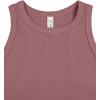 imageLASLULU Womens Crop Tops Sleeveless Workout Tops Halter Neck Flowy Athletic Shirts Cropped Tank Muscle TankHeather Rose