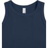 imageLASLULU Womens Crop Tops Sleeveless Workout Tops Halter Neck Flowy Athletic Shirts Cropped Tank Muscle TankNavy Blue