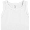 imageLASLULU Womens Crop Tops Sleeveless Workout Tops Halter Neck Flowy Athletic Shirts Cropped Tank Muscle TankWhite
