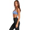 imageLASLULU Womens Sexy Y Back Sports Bra Padded Racerback Spaghetti Strap Workout Yoga Gym Athletic Bras Tops BralettesSky Blue