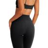 imageLASLULU Womens Biker Shorts Yoga Workout Gym Running Volleyball Spandex Compression Bike Shorts with PocketsBlack