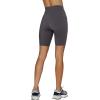 imageLASLULU Womens Biker Shorts Yoga Workout Gym Running Volleyball Spandex Compression Bike Shorts with PocketsDeep Grey