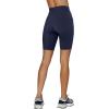 imageLASLULU Womens Biker Shorts Yoga Workout Gym Running Volleyball Spandex Compression Bike Shorts with PocketsNavy Blue