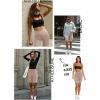 imageLASLULU Womens Biker Shorts Yoga Workout Gym Running Volleyball Spandex Compression Bike Shorts with PocketsSienna