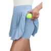 imageLASLULU Womens Tennis Skirt Pleated Athletic Workout Clothes Outfits Running Pickleball Golf Skorts Skirts with ShortsSky Blue