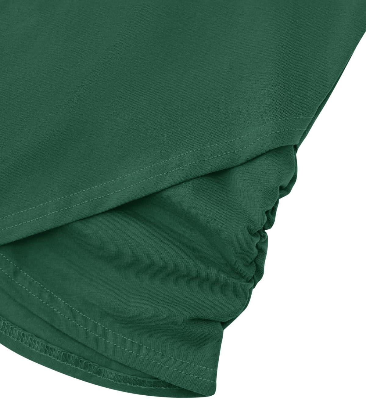 imageLASLULU Womens Sexy Crossover Crop Top Long Sleeve Workout Tops Crewneck Athletic Yoga TShirts Fall OutfitsDark Green