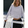 imageLASLULU Womenss Workout Tops Long Sleeve Lightweight Athletic Running Exercise Gym Yoga Hiking Tops ShirtsGrey