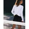imageLASLULU Womenss Workout Tops Long Sleeve Lightweight Athletic Running Exercise Gym Yoga Hiking Tops ShirtsWhite