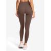imageLASLULU Womens Fleece Lined Leggings Thermal Warm Winter Leggings for Women High Waisted Workout Yoga PantsCoffee