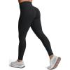 imageLASLULU Womens Fleece Lined Leggings Thermal Warm Winter Leggings for Women High Waisted Workout Yoga PantsBlack