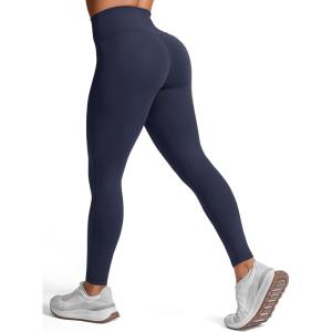 imageLASLULU Womens Fleece Lined Leggings Thermal Warm Winter Leggings for Women High Waisted Workout Yoga PantsNavy Blue