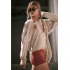 imageLASLULU Womens Open Back Long Sleeve Workout Tops Athletic Shirts Boat Neck Casual Running Tee Y2k Yoga Gym TopsApricot