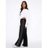 imageLASLULU Womens Wide Leg Sweatpants Baggy Straight Leg Sweatpants Y2K Dance Pants Gym Athletic Sweat Pants JoggersBlack