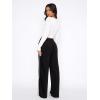 imageLASLULU Womens Wide Leg Sweatpants Baggy Straight Leg Sweatpants Y2K Dance Pants Gym Athletic Sweat Pants JoggersBlack