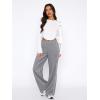 imageLASLULU Womens Wide Leg Sweatpants Baggy Straight Leg Sweatpants Y2K Dance Pants Gym Athletic Sweat Pants JoggersCharcoal