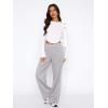 imageLASLULU Womens Wide Leg Sweatpants Baggy Straight Leg Sweatpants Y2K Dance Pants Gym Athletic Sweat Pants JoggersHeather Grey