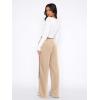 imageLASLULU Womens Wide Leg Sweatpants Baggy Straight Leg Sweatpants Y2K Dance Pants Gym Athletic Sweat Pants JoggersKhaki