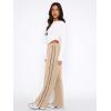 imageLASLULU Womens Wide Leg Sweatpants Baggy Straight Leg Sweatpants Y2K Dance Pants Gym Athletic Sweat Pants JoggersKhaki