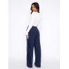 imageLASLULU Womens Wide Leg Sweatpants Baggy Straight Leg Sweatpants Y2K Dance Pants Gym Athletic Sweat Pants JoggersNavy Blue