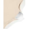 imageLASLULU Womens Longline Sports Bra Ribbed Seamless Wirefree Padded Tank Tops Medium Support Workout Casual Crop TopsBeige