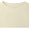 imageLASLULU Womens Sexy Double Lined Long Sleeve Shirts Crewneck Workout Tops Athletic Yoga Shirts Going Out Crop TopsCream White