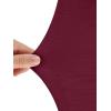 imageLASLULU Womens Long Sleeve Workout Tops Active Sheer Fitted Open Back Gym Yoga Athletic Running Tops Pilates OutfitsBurgundy