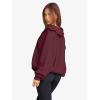 imageLASLULU Womens Half Zip Pullover Sweaters Oversized Long Sleeve Fall Winter Sweaters 2025 Trendy Clothes OutfitsBurgundy