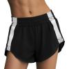 image:imageLASLULU Womens Running Shorts Contrast Color Biker Athletic Workout Summer Gym Shorts Quick Dry with Zip PocketBlack