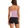 image:imageLASLULU Sports Bras for Women Square Neck Padded Adjustable Spaghetti Strap Backless Sleeveless Workout Long Tank TopsLight Pink