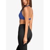 image:imageLASLULU Halter Sports Bras for Women Scoop Neck Workout Tops Padded Sleeveless Open Back Yoga Crop Gym Tank TopsKlein Blue