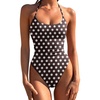 Cocoa White Polka