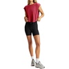 image:imageLASLULU Womens Athletic Open Back Short Sleeve TShirtRed