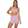 image:imageLASLULU Womens Sports Bra Sexy Spaghetti Strap Backless Bra Workout Gym Yoga Bras Tops Padded Sport BrasLight Pink