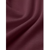 image:imageLASLULU Womens Sexy Off The Shoulder Long Sleeve Strapless Workout Crop TopBurgundy